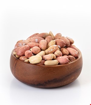 مغز بادام زمینی آستانه (درشت و شور)