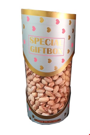 پسته آجیلی کادویی  (پک سفید-طلایی)    850گرم